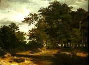 Jacob van Ruisdael den stora skogen Spain oil painting artist